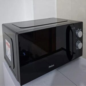 Micro-ondas Philco 20L Preto  Painel Mecânico